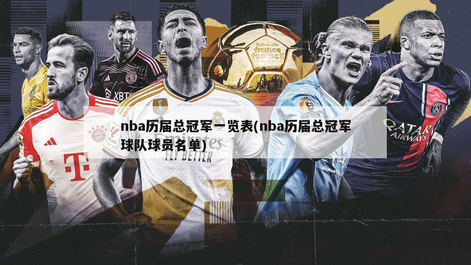 nba历届总冠军一览表(nba历届总冠军球队球员名单)