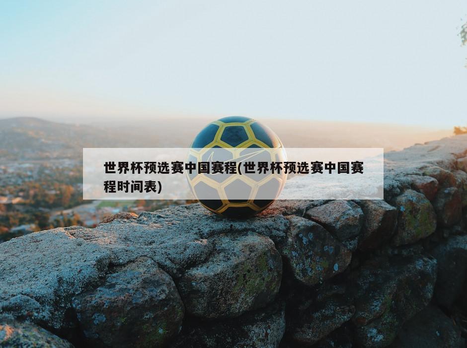 世界杯预选赛中国赛程(世界杯预选赛中国赛程时间表)