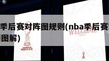 nba季后赛对阵图规则(nba季后赛对阵规则图解)